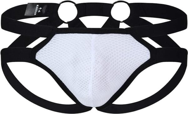 AIEOE Jockstrap para Hombre Deporte de Malla Transparentes