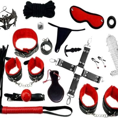 LOVONE Set de esclavitud más grande BDSM con 18 piezas