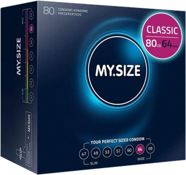 MY.SIZE Classic Condones Megapack 80 unidades