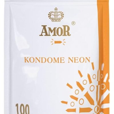 Preservativos AMOR Premium Neon preservativos luminiscentes paquete de 100