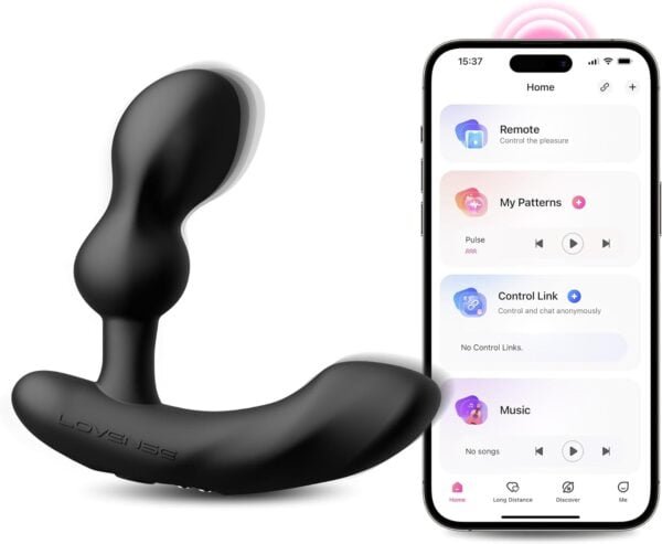 LOVENSE Edge 2 Estimulador de Próstata Patrones de Vibración Personalizados Ilimitados - Control App