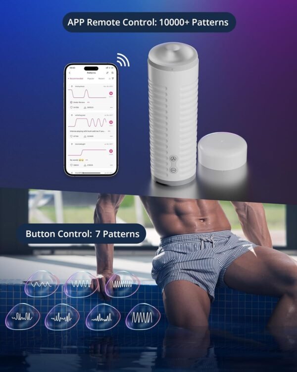 LOVENSE Max 2 Masturbador de Copa Eléctrica Bluetooth - APP