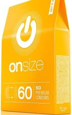 ON) Condones ONsize Premium Ultrafinos Veganos - 50 unidades