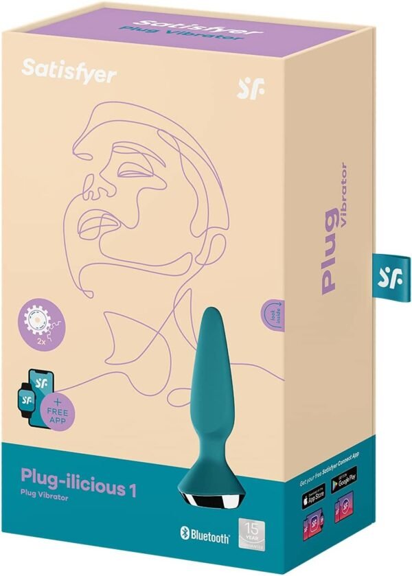 Satisfyer Plug-ilicious 1 Connect App - Color Turquesa