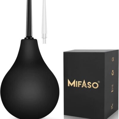Leweiko Enema - Bulbo de Primera Calidad de 224ml Limpiador Anal con 2 Accesorios
