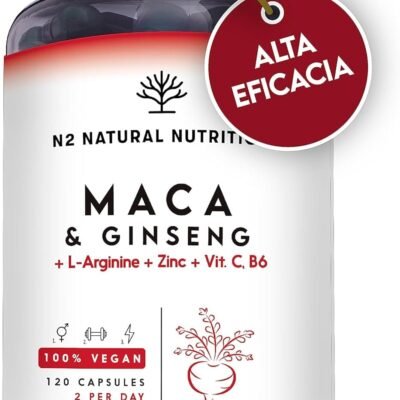 Maca Andina - N2 Natural Nutrition 120 cápsulas.