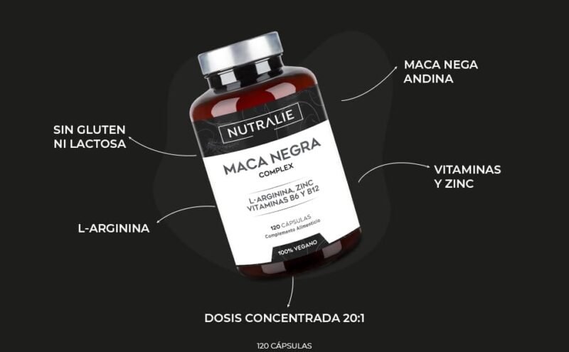Maca Negra Andina 32.000mg - Potencia Energía y Rendimiento - [PREMIO 2021]