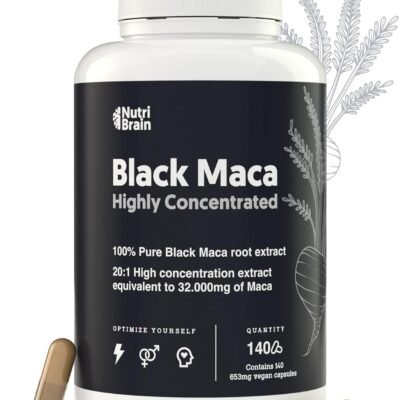 Maca Negra Peruana 100% Pura 32.000mg Ultraconcentrada